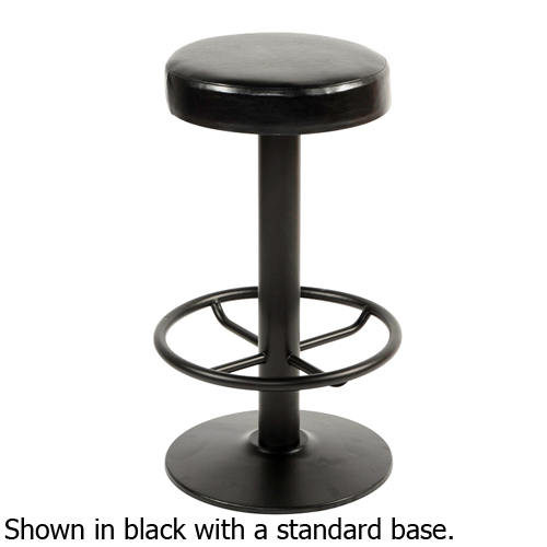 Floor Fixed Chrome High Bar Stool with Footring JB Commercial